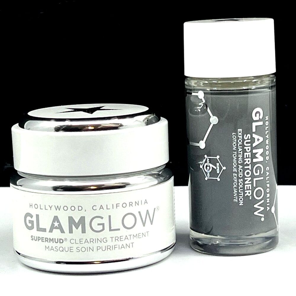 Glamglow 1.7oz Supermud & 1oz Supertoner FREE get 60% off + free Toner